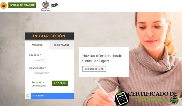 certificado de residencia en Bucaramanga en linea